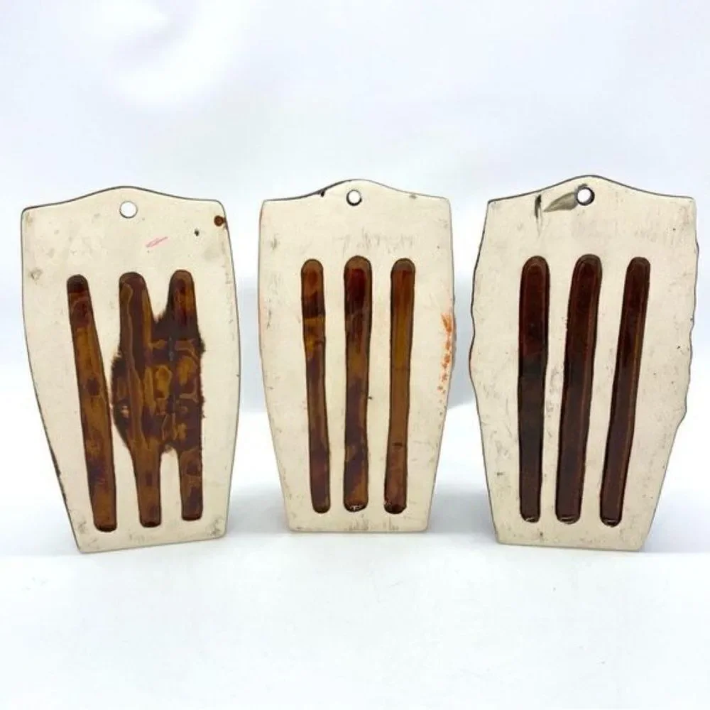 Safari Animals Tiger, Lion and Elephant Head Wall Pocket Vases